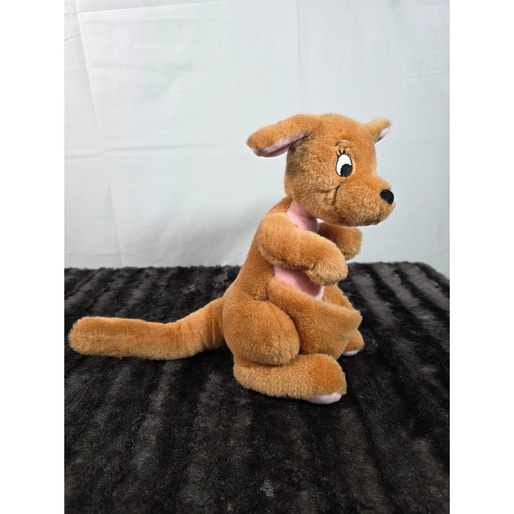 Disney Parks Kanga Plush Winnie the Pooh Stuffed Animal Pouch Vintage - Picture 4 of 6